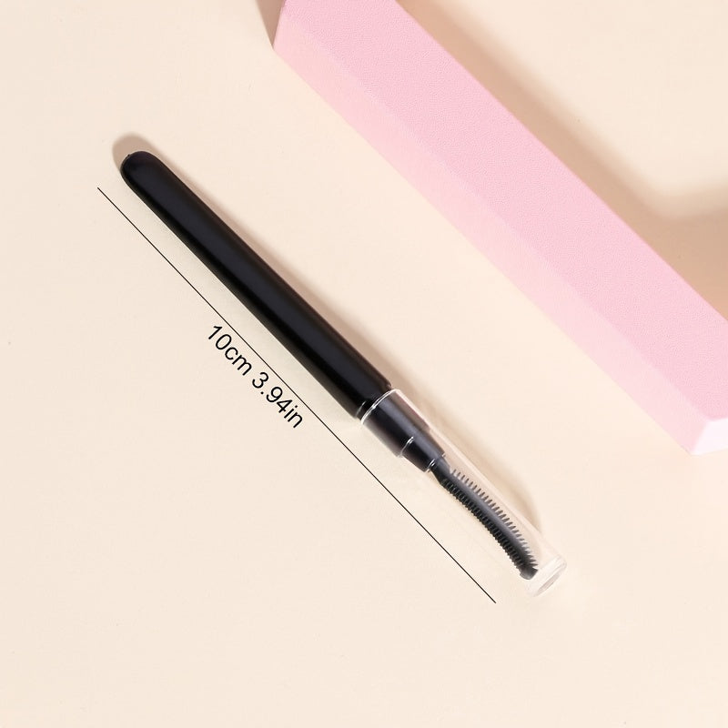 Portable Eyelash Comb with Dust Cover for Makeup Application