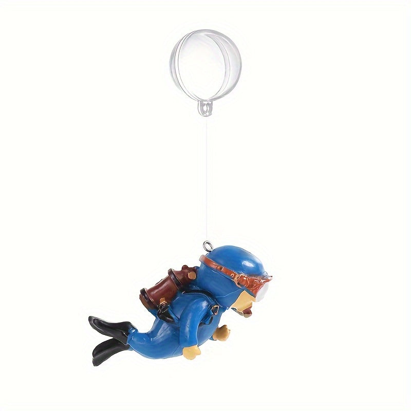 Balloon Diver Aquarium Decoration Resin Fish Tank Decor