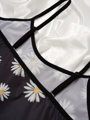 Floral Print Pajama Set Cami Top & Shorts Women's Sleepwear