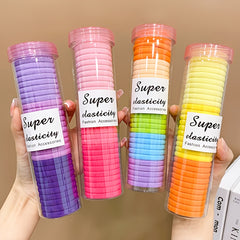 30pc Girls Stretchy Hair Ties Ropes Hair Decorative Accessories