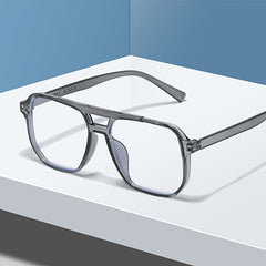 Transparent Computer Glasses Frame Women Men Anti Light Square Eyewear