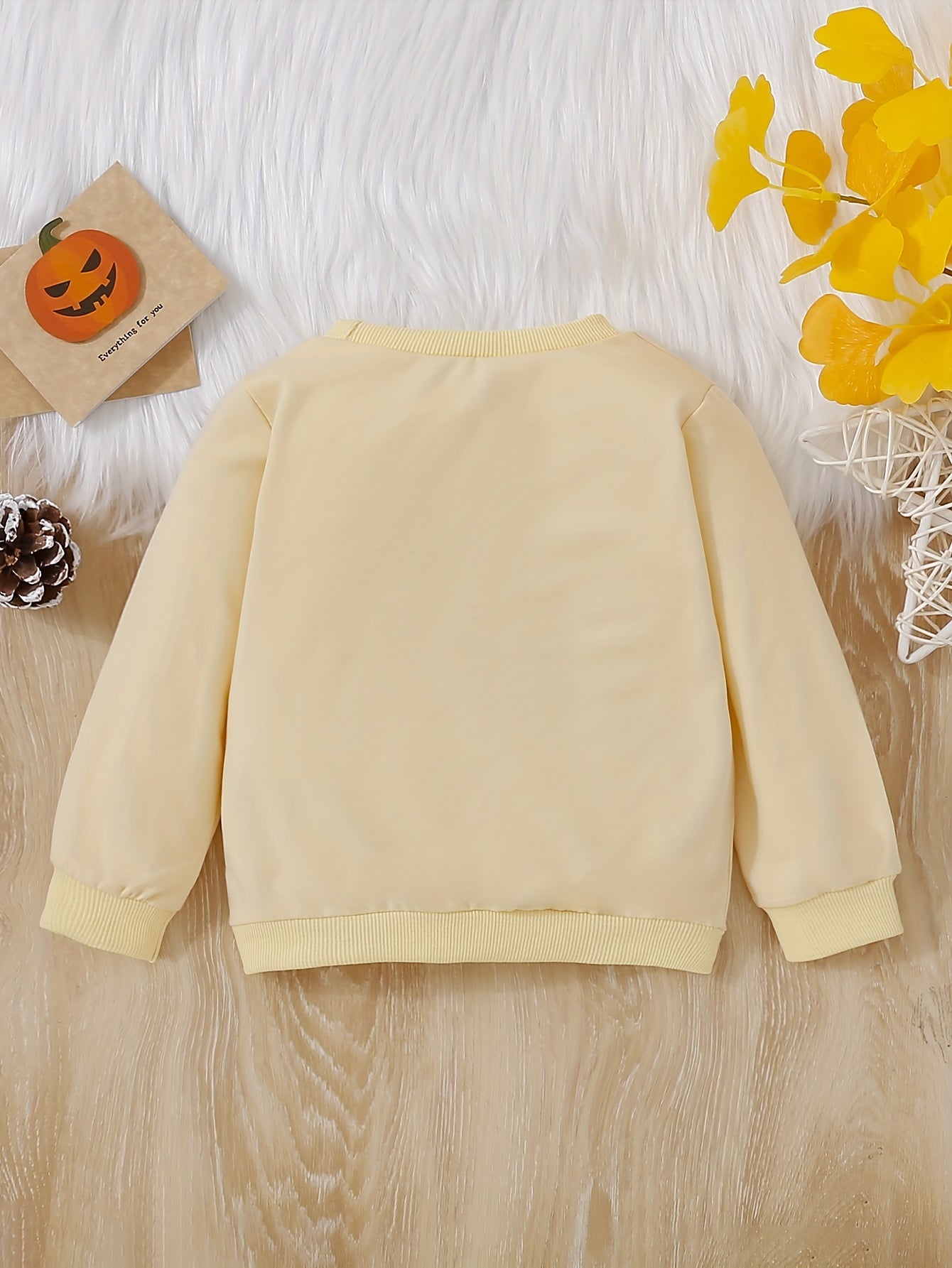 Halloween Sweatshirt Toddler Baby Girls Boys Letter Pumpkin Cartoon Graphic