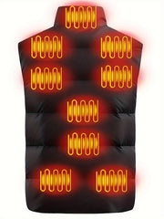 Men's Smart Heating Vest Warm Outdoor Vest Winter Clothing