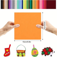 40 Colours Felt Fabric Craft Felt Sheets Non Woven Fabric for DIY Crafts Sewing