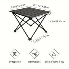 Aluminum Camping Table Portable Compact Backpacking Travel Table