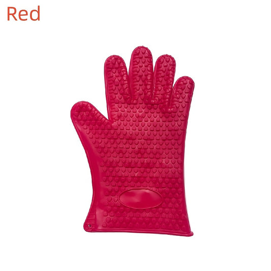 Silicone Gloves Heat Resistant Non-slip Cooking Glove Oven Mitt
