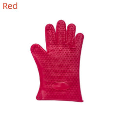 Silicone Gloves Heat Resistant Non-slip Cooking Glove Oven Mitt