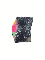 Autism Mom Print Skinny Shorts for Women