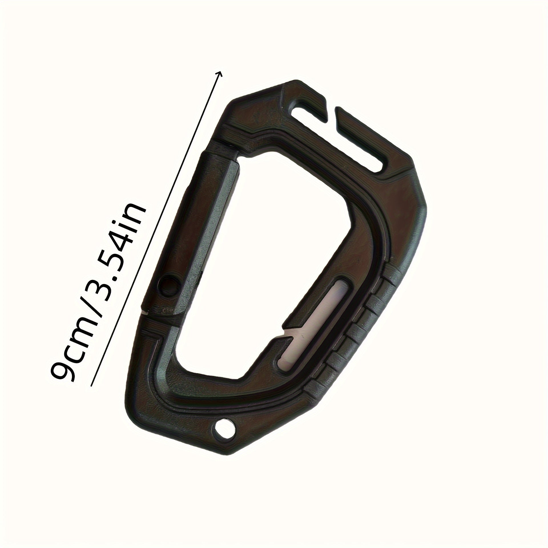 4pcs Outdoor Multifunctional D-shaped Ring Keychain Buckle