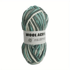 Rainbow Gradient Wool Yarn for DIY Scarf
