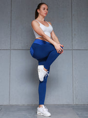 High Stretch Honeycomb Yoga Leggings with Pocket