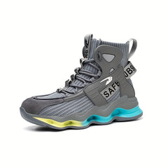 Men's Steel Toe Work Safety Boots Puncture Proof Anti skid Shoes