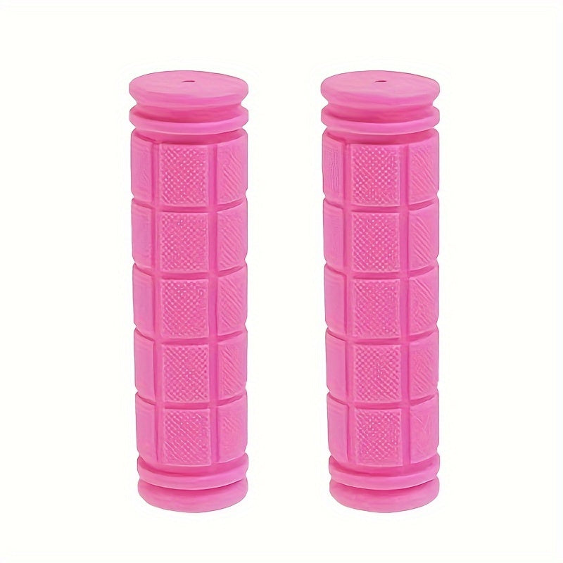 2pcs Colorful Fixed Gear Bike Handlebar Cover Soft Rubber Grip Stopper