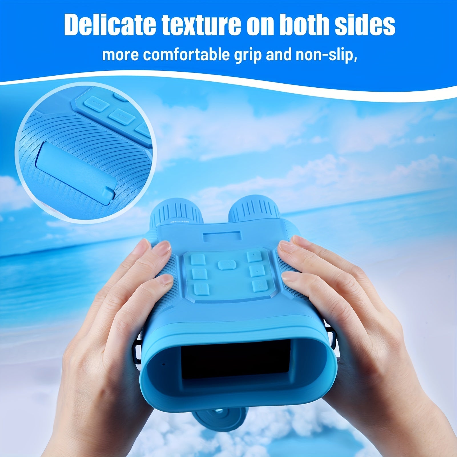 Portable Mini Prism Night Vision Camera 6X Zoom 1080P HD Telescope