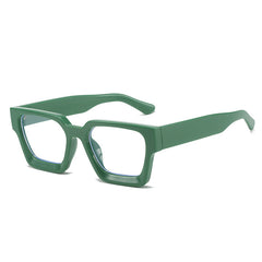 Square Retro Clear Lens Glasses Thick Frame UV Protection Eyeglasses