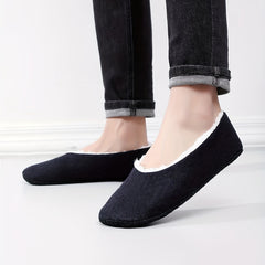 Men's Cozy Anti-Skid House Slippers Winter Indoor Shoes