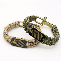 Adjustable Survival Bracelet for Outdoor Sports and Emergencies