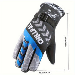 Winter Skiing Gloves Warm Waterproof Outdoor Sports Riding Gloves