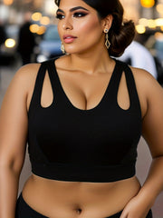 Sports Bra High Impact Racer Back Yoga Workout Bra