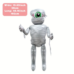 Halloween Party Decorations Foil Balloons Witch Mummy Skeleton