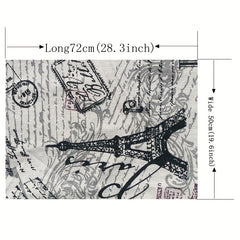 1pc Printed Cotton Linen Fabric DIY Quilting Sewing Sofa Curtain Bag Cushion Mat
