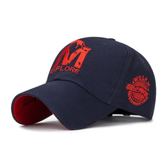 Men's Big M Embroidery Baseball Cap Multicolor