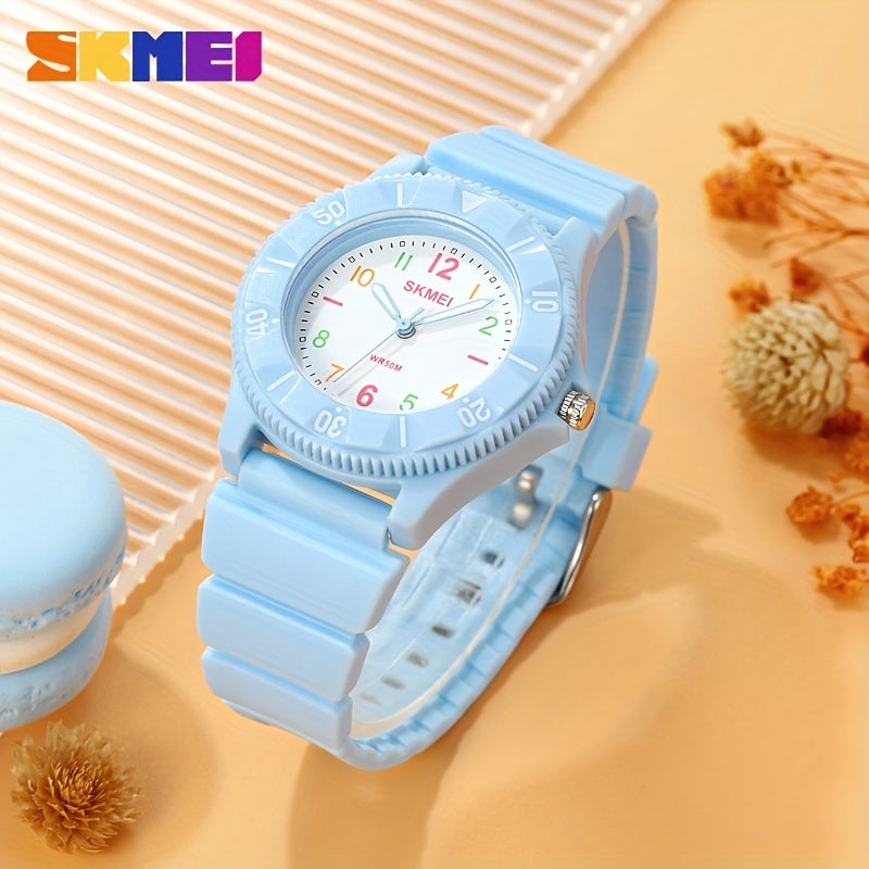Waterproof Round Wrist Watch for Kids