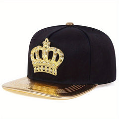Men's Crown Pattern Baseball Cap Hip Hop Sunscreen Hat