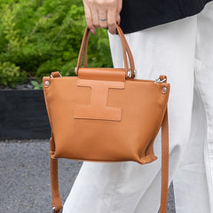 Women's Leather Handbag Large Capacity Convertible Crossbody Bag