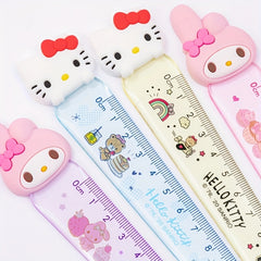 1pc HelloKitty Acrylic Ruler Student Office Drawing Measuring Ruler