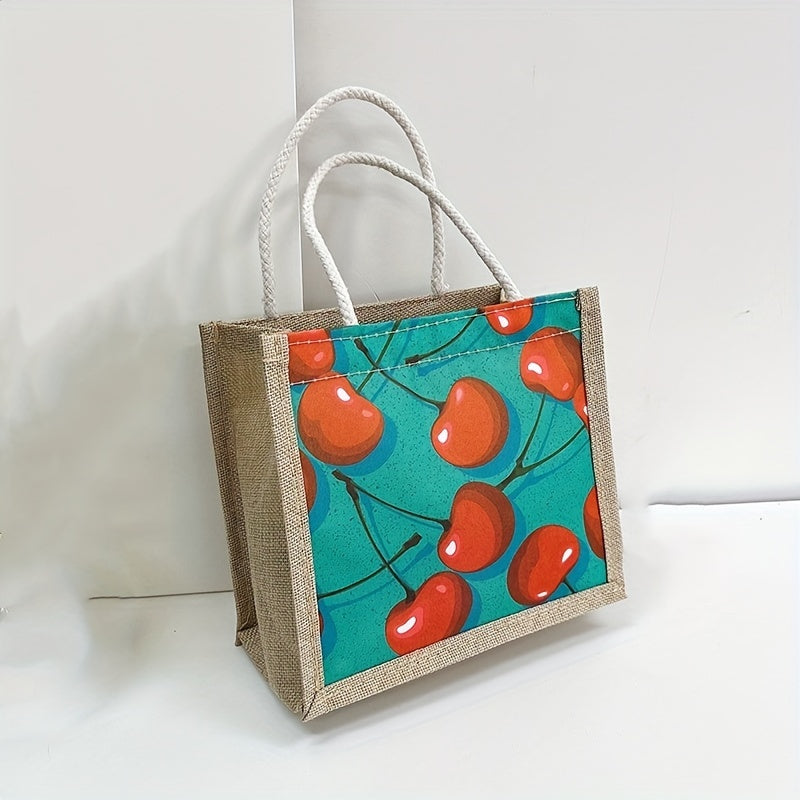 Cherry Strawberry Handbag Cartoon Tote Bag Coin Purse