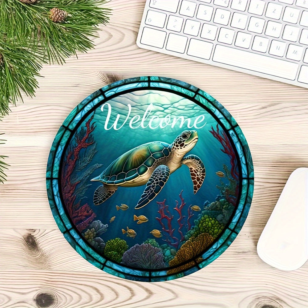 Cute Cartoon Turtle Mouse Pad - Non Slip Rubber - Waterproof