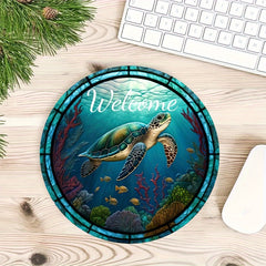 Cute Cartoon Turtle Mouse Pad - Non Slip Rubber - Waterproof