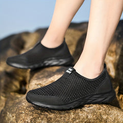 Women's Mesh Sock Shoes Breathable Slip On Casual Walking Sneakers