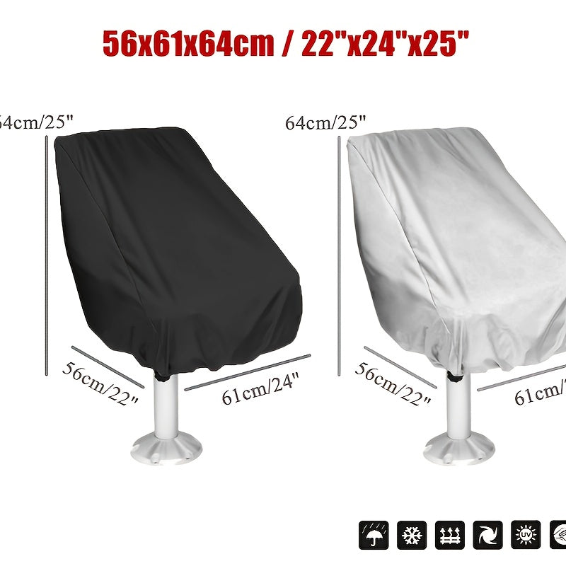 Waterproof Dustproof Boat Yacht Seat Cover 56x61x64cm