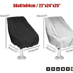 Waterproof Dustproof Boat Yacht Seat Cover 56x61x64cm
