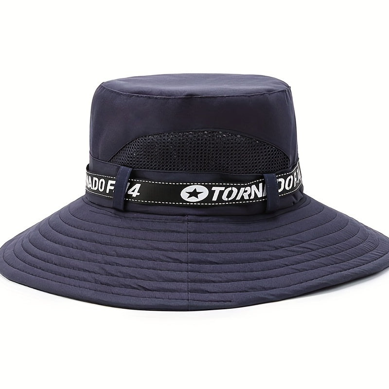 Men's Bucket Hat Casual Fishing Hat Breathable Sun Hat Sun Protection Hat
