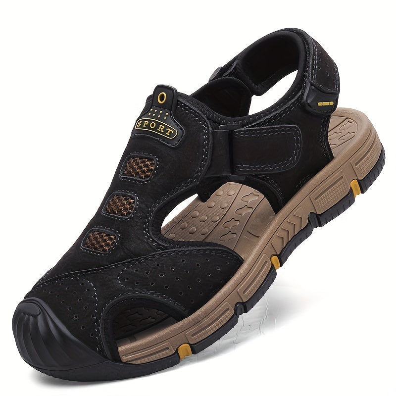 Men's Non slip Sandals Quick Dry Closed Toe Rubber Sole Beach Shoes