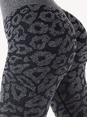 Leopard Print High Waist Yoga Leggings Women's Activewear