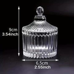 Clear Glass Cup for Acrylic Nails & Votive Candle Holders