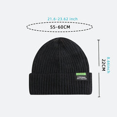 Women's Winter Beanie Knit Hat Warm Knitted Hat Solid Year Gift