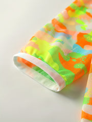 Camouflage Zipper Hooded Jacket for Baby Boys and Girls