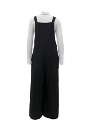 Casual Knit Top & Wide Leg Jumpsuit Women's Outfit