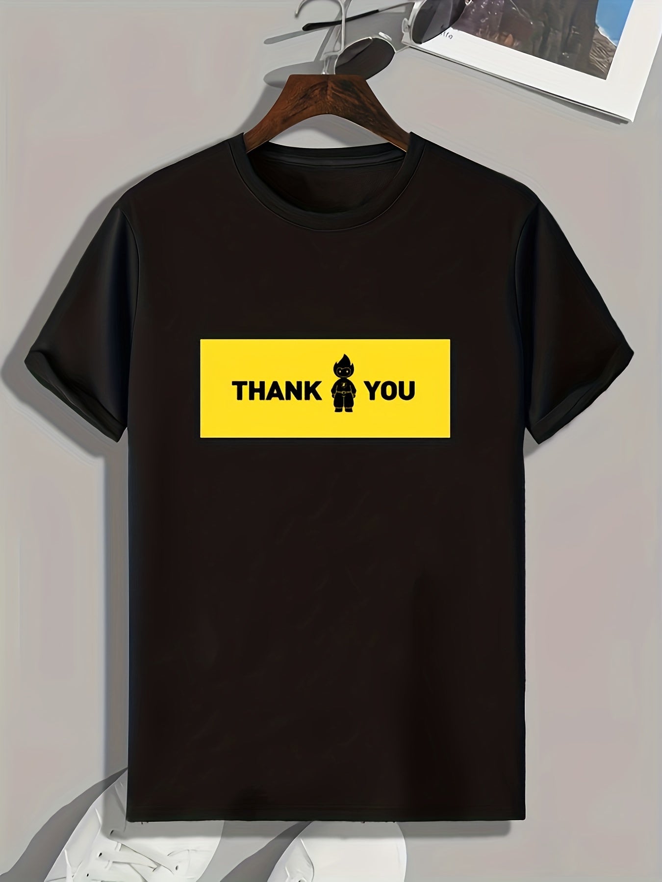 Men's Pattern Print Comfy Sports T-shirt