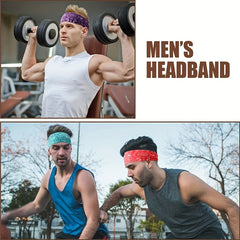 Paisley Pattern Sports Headband Quick Dry Breathable Sweat Wicking