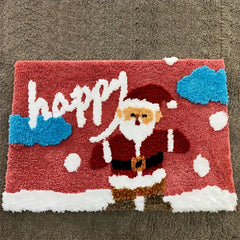 Christmas Non-slip Bath Mat Cartoon 3D Bathroom Rug