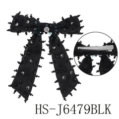 Crystal Bow Hair Clip Solid Hair Clip Hair Accessories