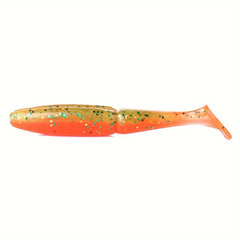 5pcs Dual T-tail Soft Lures Sea Fishing 3.93in 9.7g Fishing Tackle