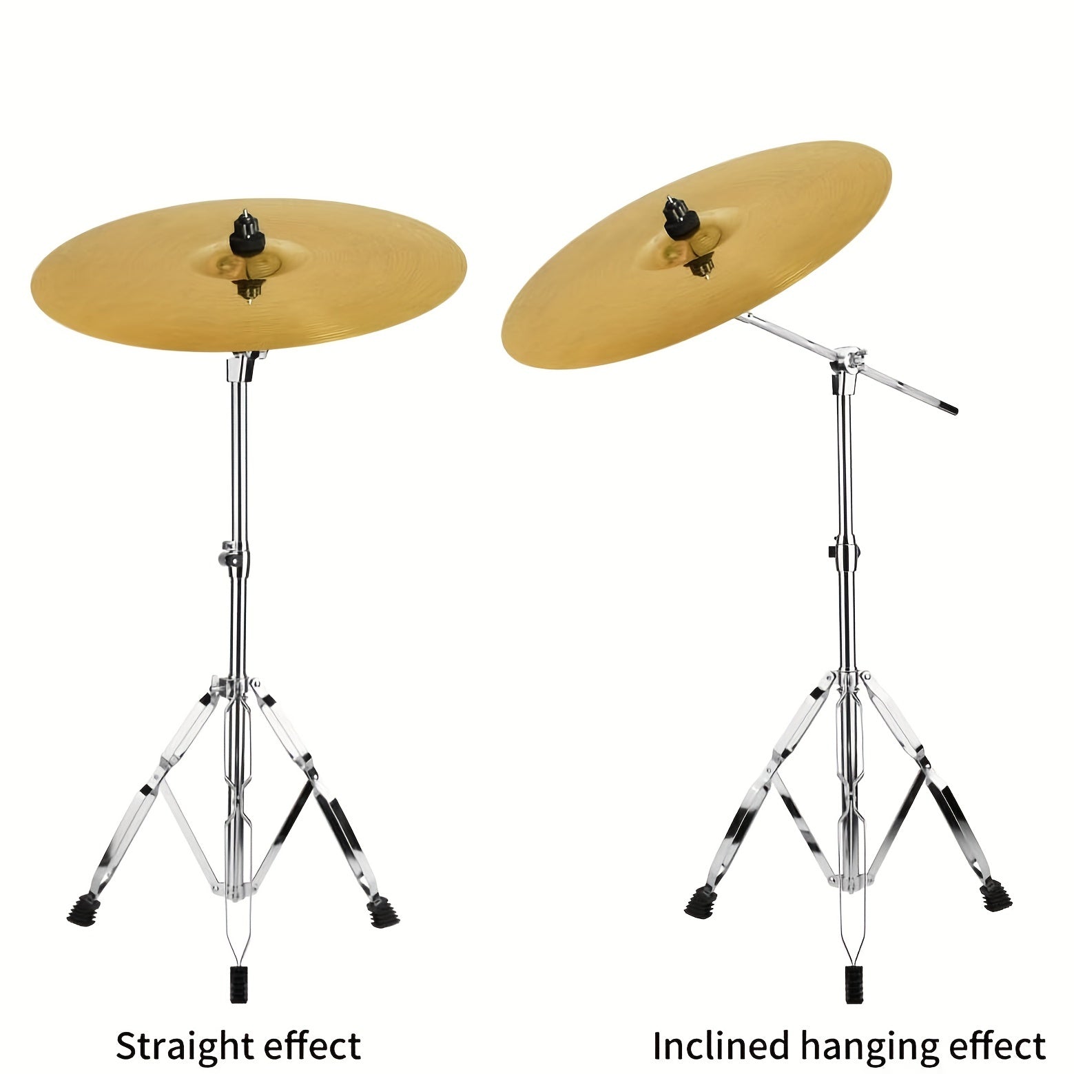 Heavy Duty Cymbal Stand Boom Straight Combo with Large Rubber Feet