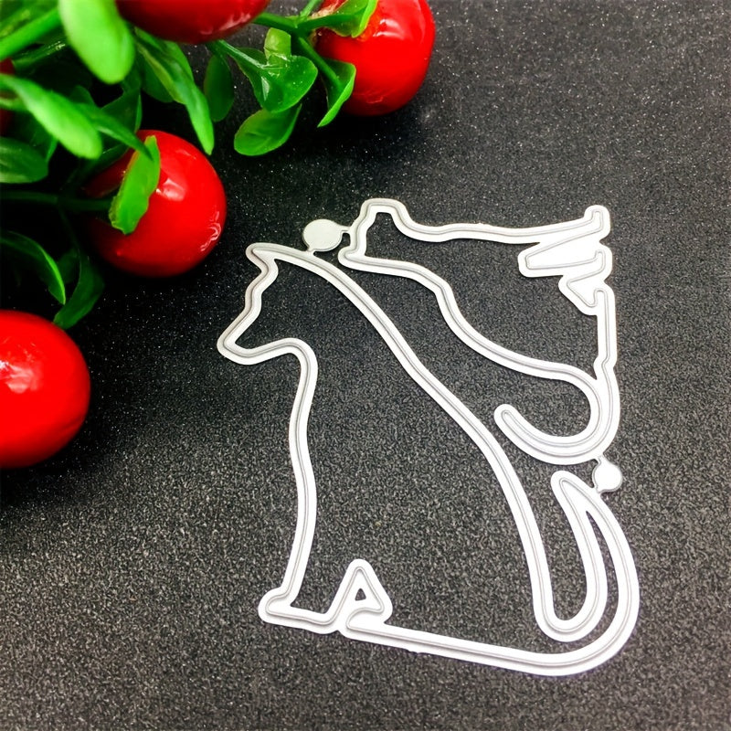 1pc Metal Cutting Dies Stencils for DIY Scrapbook Cat Dog Card Making